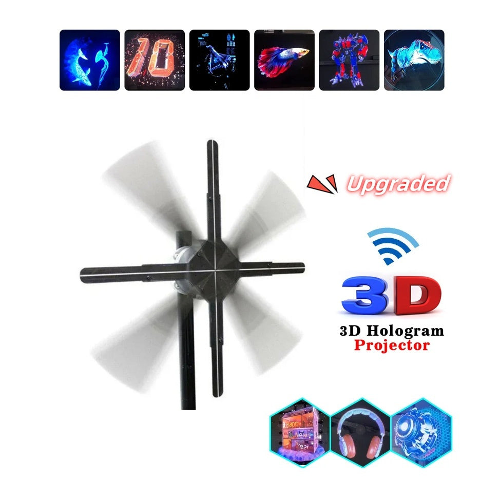 Aranaco 3D hologram fan