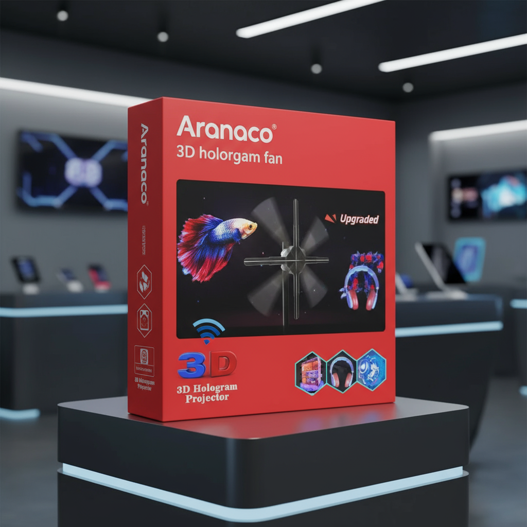 Aranaco 3D hologram fan
