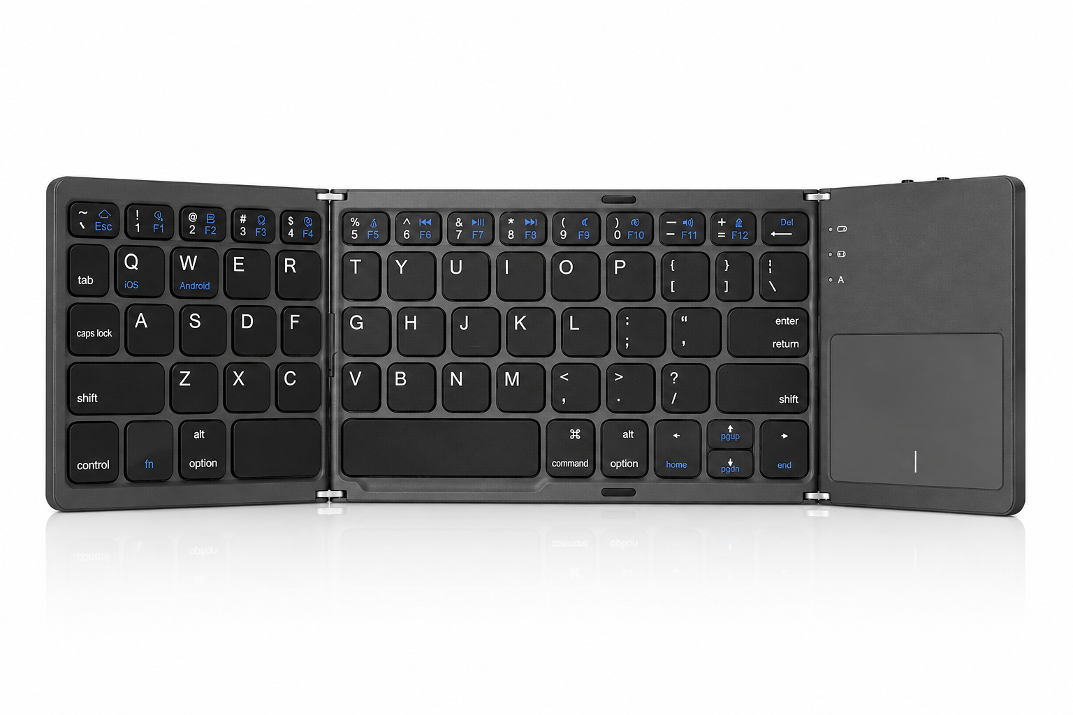 Foldable Bluetooth Keyboard with Touchpad