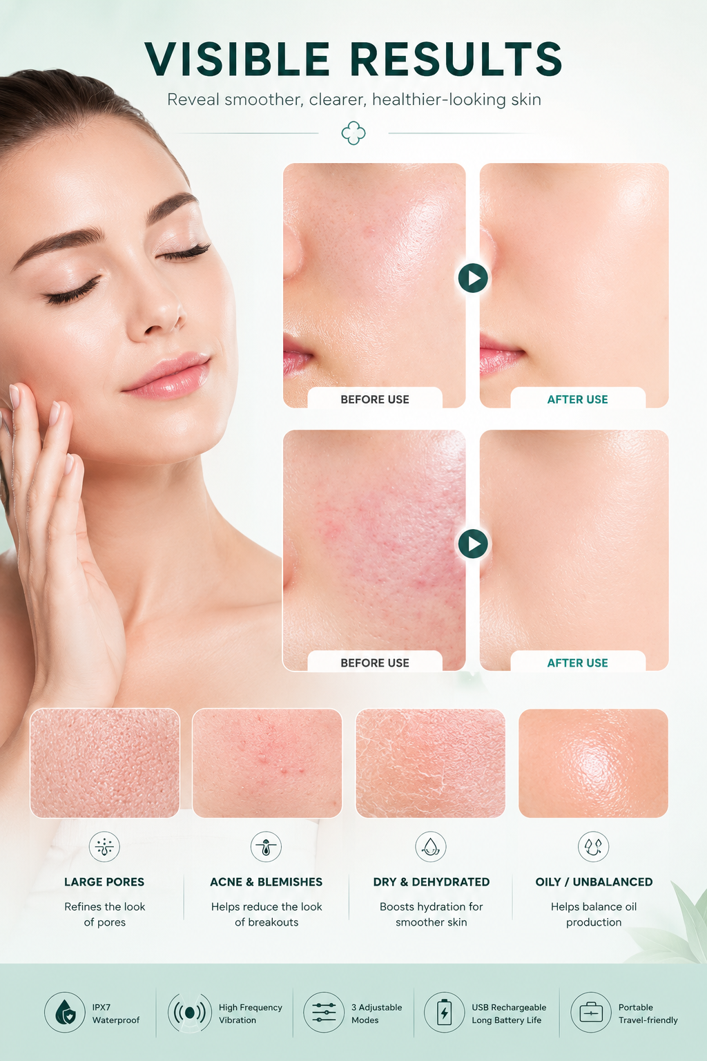 SculptGlow 5-in-1 Facial Beauty Wand